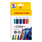 Caneta Hidrocor Compactor Color 06 Cores