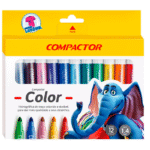 Caneta Hidrocor Compactor Color 12 Cores