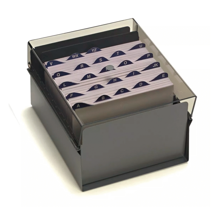Fichário de Mesa 6x9 Base de Aço c/ índice Acrimet 924 - Imagem 1