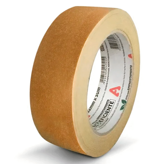 Fita Kraft Crepado 18mmx50m Adere - Imagem 1