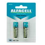 Pilha Alcalina AA Pequena c/ 2 Alfacell - LR62S