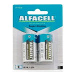 Pilha Alcalina C Média c/ 2 Alfacell - LR142B