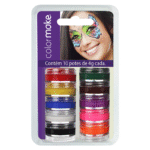 Pintura Facial Cremosa Kit 10 Cores 4g cada Color Make 0503