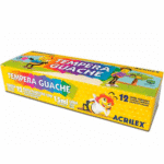 Tinta Guache Acrilex 12 Cores 15ml - Escola E Artesanato