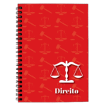 Caderno Universitário 80 Folhas Profissões - Direito