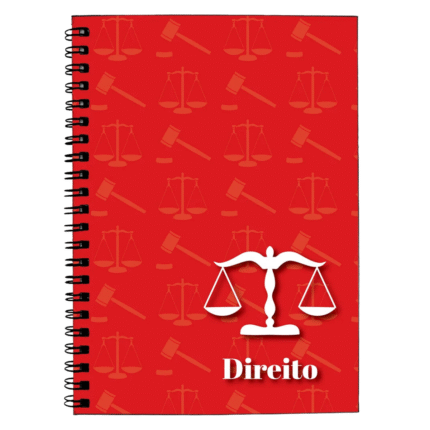 Caderno Universitário 80 Folhas Profissões - Direito