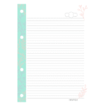 Bloco Fichário Decor 63G/m2 50fls 200X275mm - BF004