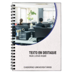 Caderno Universitário 96 Folhas Personalizado