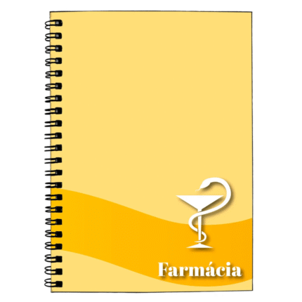 Caderno Universitário 80 folhas Profissões - Farmácia