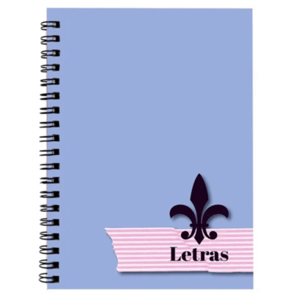 Caderno Universitário 80 folhas Profissões - Letras