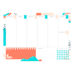 Planner Semanal Bloco 50fls 180x250mm - PL001BL