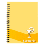 Caderno Colegial 80 folhas Profissões - Farmácia
