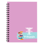 Caderno Colegial 80 folhas Profissões - Pedagogia
